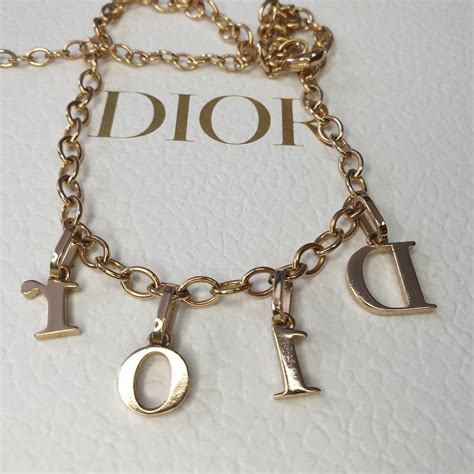 dior free necklace|dior letters necklace value.